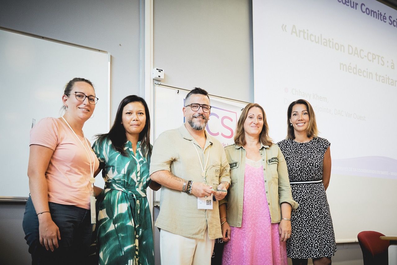 Remises des trophées lors des universités de la coordination en santé 2024